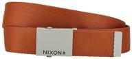 👔 nixon cadet belt for men in black – enhance your style with essential accessories logo