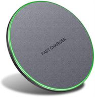 ⚡️ fast wireless charger pad, 15w max compatible with iphone 13/pro/pro max, iphone 12, iphone 11, samsung galaxy s21, s20 fe, s20, note 20/10, google pixel, lg (no ac adapter) logo