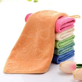 img 1 attached to 🧺 VANGAY Microfiber Towels Set 6 Pack: Versatile Fingertip Towels & Face Cloths for Bathroom, Hotel, Spa, and Kitchen