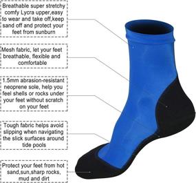 img 1 attached to NeopSkin Protection Neoprene Volleyball Snorkeling