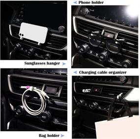 img 1 attached to Vehicle Sunglasses Holders Earphone Multipurpose