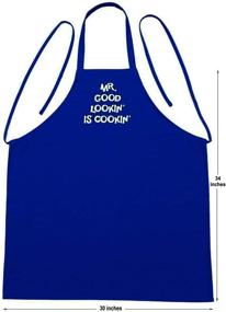 img 1 attached to 🍳 Mr. Good Lookin' Is Cookin' Aprons: Hilarious Men's Cooking Aprons