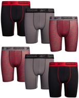 👕 reebok compression contrast medium boys' clothing for enhanced performance logo