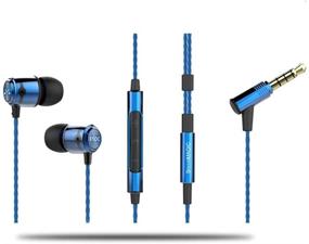 img 3 attached to 🎧 Blue SoundMAGIC E80C In-Ear Headphone with Mic - Wired Earbuds for Audiophiles - Sound Isolating Headphones with Remote