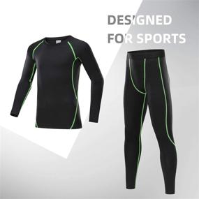 img 1 attached to Спортивные компрессионные леггинсы для бега Thermal