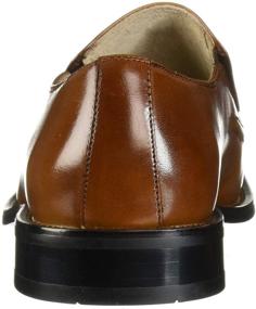 img 2 attached to 👞 Stacy Adams Hillman Cognac Buffalo Leather Shoes