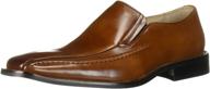 👞 stacy adams hillman cognac buffalo leather shoes logo