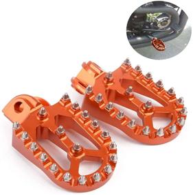img 3 attached to Motor-Mh Wide CNC Motorcycle Foot Pegs Footrest For 125 250 300 350 SX 1998-2015