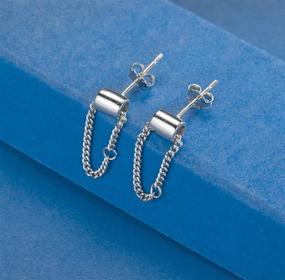 img 3 attached to Серьги SLUYNZ Sterling Earrings Minimalist Silver Girls' Jewelry