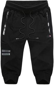 img 3 attached to Sun Lorence Casual Sports Sweatpants Men's Clothing in Active