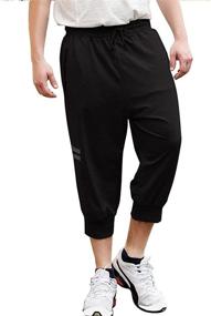 img 4 attached to Sun Lorence Casual Sports Sweatpants Men's Clothing in Active