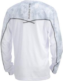 img 1 attached to 👕 Stay Cool and Protected with HUK Standard Long Sleeve Refraction Ice Girls' Tops, Tees & Blouses