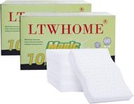 🧽 ltwhome magic cleaning sponge: extra power melamine foam sponges – pack of 20 (115x 90x 20mm) logo