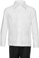 gentlemens collection guayabera shirt: impeccable boys' clothing! logo