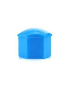 img 3 attached to 🔧 QWORK Car Wheel Lug Nut Covers, Set of 20 Pieces, 21mm Inner Hex Width, Universal Blue Plastic Wheel Bolt Dust Caps with Removal Clip