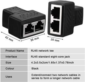 img 2 attached to Ethernet Splitter Connectors Connector Compatible Accessories & Supplies
