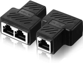 img 4 attached to Ethernet Splitter Connectors Connector Compatible Accessories & Supplies