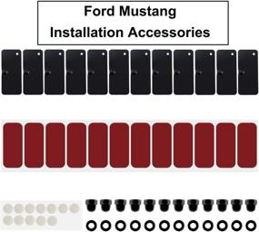 img 3 attached to 🚘 Enhance Your Ride with Yoursme Rear Window Louvers - Complete Hardware Kits and Easy Installation Accessories: Double Sided Mounting Tape by 3M for Ford Mustang, Dodge Challenger, and Camaro