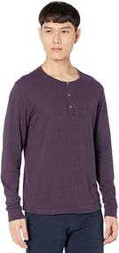 img 1 attached to Threads Thought Tri Blend Sleeved BlackBerry Men's Clothing in Shirts