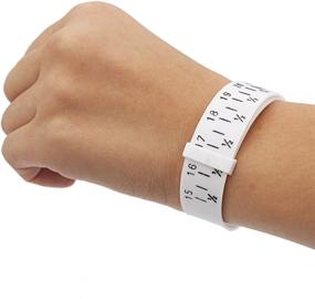 img 1 attached to 📏 NIUPIKA Plastic Wrist Sizer: Accurate Bracelet Bangle Gauge for Easy Jewelry Wrist Size Measurement