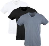 gildan cotton stretch t-shirt 3 pack - men's clothing & shirts logo