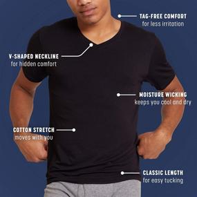 img 3 attached to Gildan Cotton Stretch T-Shirt 3 Pack - Men's Clothing & Shirts