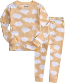 img 4 attached to 100% Cotton Dinosaur Mermaid Toddler Kids Junior Girls Boys Pajamas Sleepwear Pjs by VAENAIT BABY