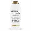 ogx coconut milk moisturizing shampoo for strong 🥥 & healthy hair, 25.4 fl oz - paraben-free, sulfate-free logo