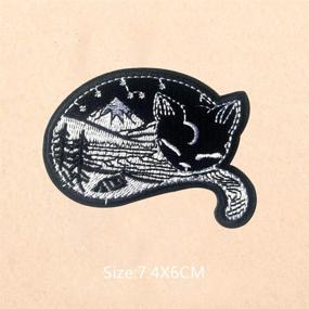 img 2 attached to SUNMOVE 1PC Nature Cat Iron On Sew On Patch Badge for Jacket Jean Hat Applique Craft