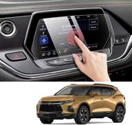 📱 защитная пленка moonlinks blazer для экрана chevy blazer 2019-2022 | высокое разрешение 9h жесткость антибликовое защитное стекло против царапин и отпечатков пальцев для сенсорного навигационного экрана (8 дюймов) логотип