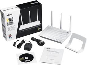 img 1 attached to 🔒 ASUS RT-N66W White: Dual-Band Wireless-N900 Gigabit Router - Superior Connectivity for Enhanced Performance
