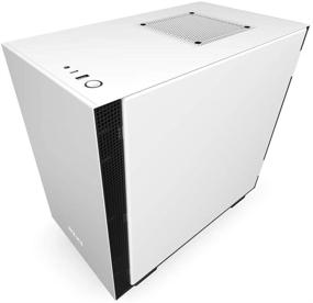 img 1 attached to 💻 NZXT H210 – Корпус для игрового ПК формата Mini-ITX с разъемом USB Type-C и закаленным стеклом – белый/черный.