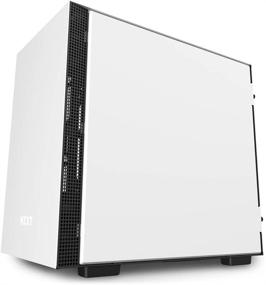 img 3 attached to 💻 NZXT H210 – Корпус для игрового ПК формата Mini-ITX с разъемом USB Type-C и закаленным стеклом – белый/черный.