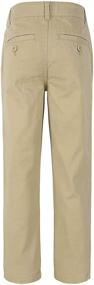 img 2 attached to 👖 Enhance Your Big Boy's Style with Bienzoe Slim Fit Adjust Waist School Uniform Pants