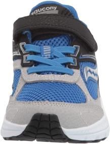 img 3 attached to Saucony Cohesion Alternative Closure Sneaker Boys' Shoes: Perfect Fit and Easy Closure!