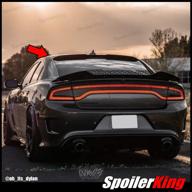 spoilerking крышный спойлер центрального разреза для dodge charger 2015-on (380rc) - улучшенный seo. логотип