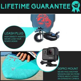 img 1 attached to 🏄 SLYDE Wedge Body Surfing Handboard: Supercharged with Embedded Camera, Leash Plug, and Adjustable Handstrap