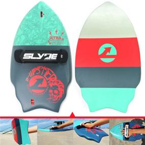 img 3 attached to 🏄 SLYDE Wedge Body Surfing Handboard: Supercharged with Embedded Camera, Leash Plug, and Adjustable Handstrap