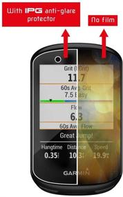 img 3 attached to 📱 Премиумное направленное на уменьшение отблеска покрытие экрана GPS Garmin Edge 830-530 IPG - без пузырей, невидимая пленка, бесплатная замена на всю жизнь