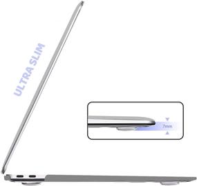 img 2 attached to 💻 Protective MacBook Air 13 Case 2021-2018 Release | B BELK Hard Shell, Keyboard Cover & Screen Protector