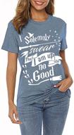 i solemnly swear that i am up to no good: funny graphic women's novelty shirt for summer/fall - athletic short sleeve logo