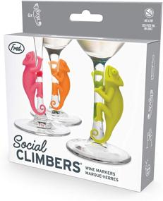 img 1 attached to Genuine Fred Social Climbers Drink Markers: Fun Multicolor Standard Set for Socializing