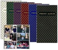 📸 pioneer photo album with flexible cover, assorted designer color covers, 96-slot, holds 4" x 6" pictures, 3 photos per page. logo