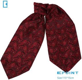 img 3 attached to Epoint C B AQ P 018 Paisley Gentlemen Microfiber Men's Accessories: Ties, Cummerbunds & Pocket Squares – Classy and Stylish Must-Haves