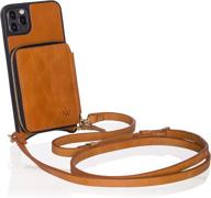 wilken genuine leather iphone 11 crossbody phone case &amp logo