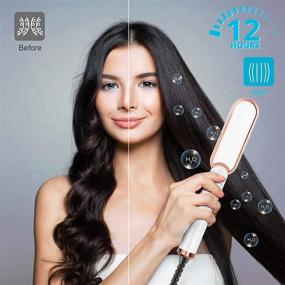 img 3 attached to Straightener Ceramic Anti Scald Settings Professional Hair Care