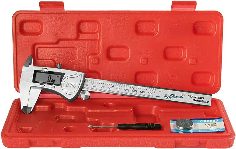 digital caliper electronic eagems measurements 로고