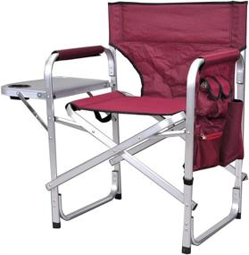 img 1 attached to 🏕️ Ultimate Comfort and Style: Explore the Stylish Camping Full Back Folding Director's Chair