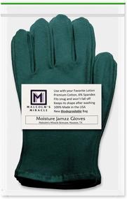 img 1 attached to 🧤 Malcolm's Miracle Teal Moisturizing Gloves - Durable for 2 Years - USA Made (Men's XL)