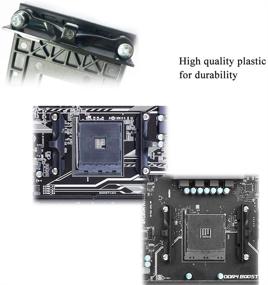 img 1 attached to Idealforce AMD CPU Fan Bracket for AM4 (B350 X370 A320 X470) Socket Retention Mounting Bracket - Suitable for Hook-Type Air-Cooled or Partially Water-Cooled Radiators (B120/B240)